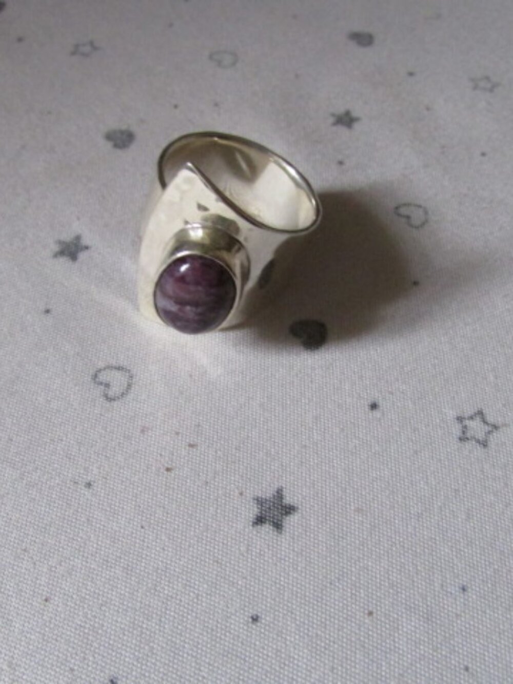 Gorgeous Chic Charoite Ring